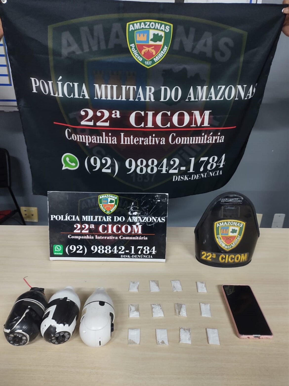 Polícia Militar apreende adolescente por envolvimento com tráfico de drogas na zona centro-sul