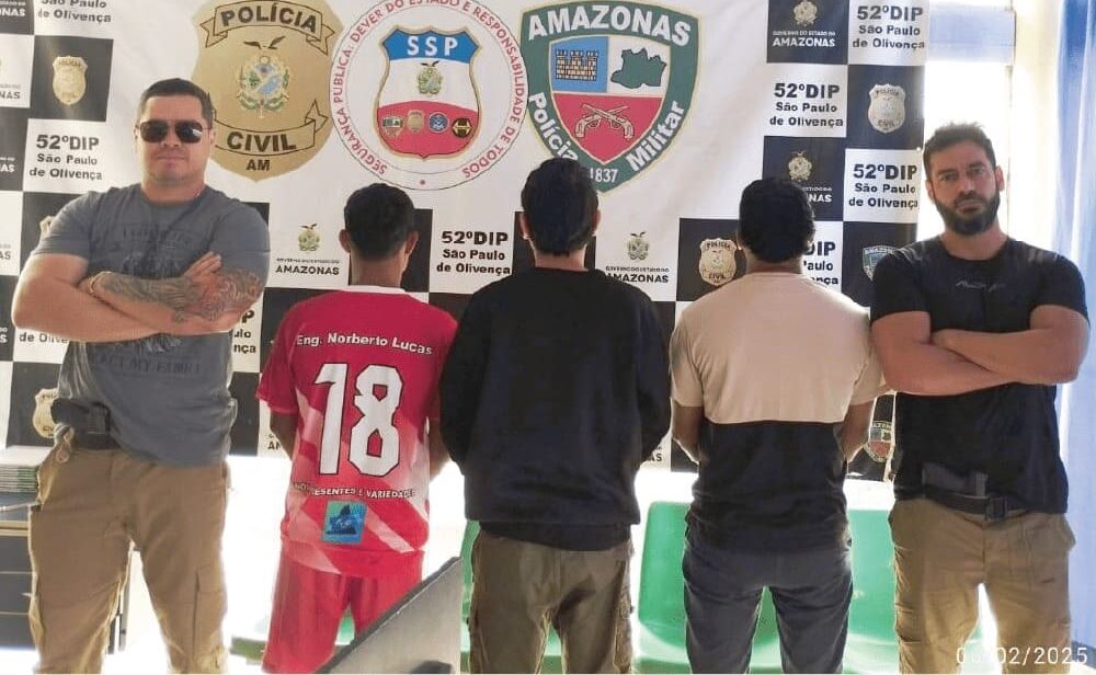 Trio envolvido no tráfico de drogas é preso em São Paulo de Olivença