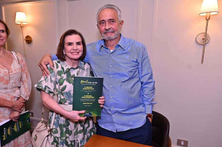 Presidente do TCE-AM participa de lançamento do livro 'Brasil Pós-CF 88', de Samuel Hanan