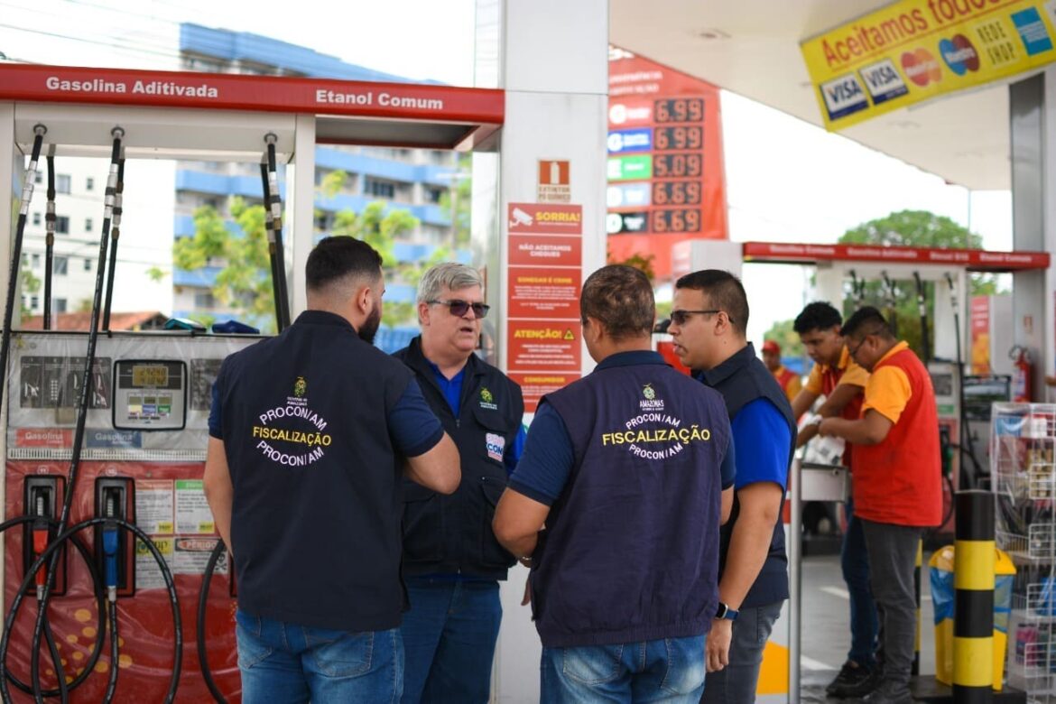 Procon-AM mantém fiscalização nos postos de combustíveis por aumento no preço da gasolina e já multou 35 estabelecimentos