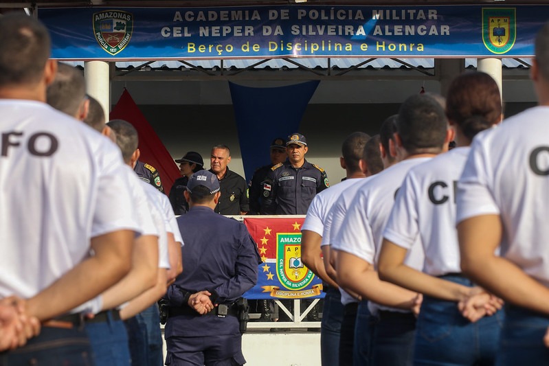 Após aprovação em concurso da Polícia Militar, segunda turma de alunos oficiais combatentes e de saúde inicia Curso de Formação