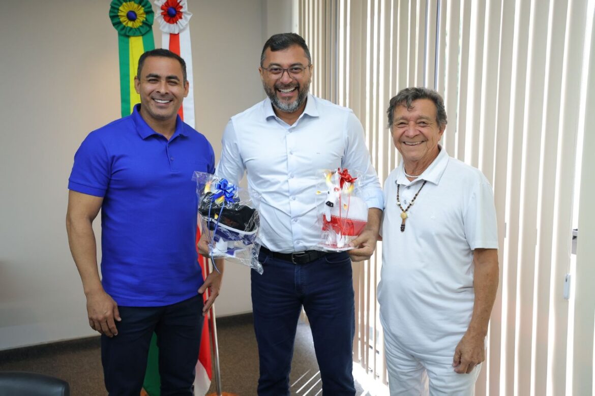 Festival de Parintins 2025: Governador Wilson Lima reúne-se com presidentes dos bois Caprichoso e Garantido