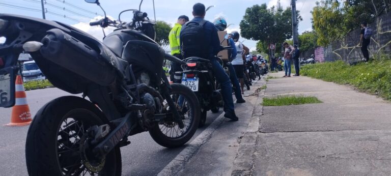 Operação ‘Cavalo de Aço’ apreende motocicletas irregulares na zona Norte