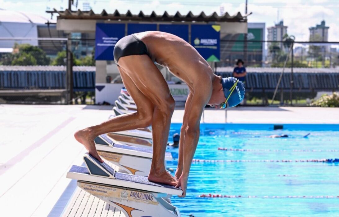 Atleta amazonense disputa Troféu Maria Lenk com apoio do Governo do Amazonas