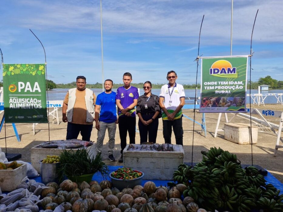 Idam garante logística de 3,3 toneladas de alimentos produzidos por agricultores de Eirunepé