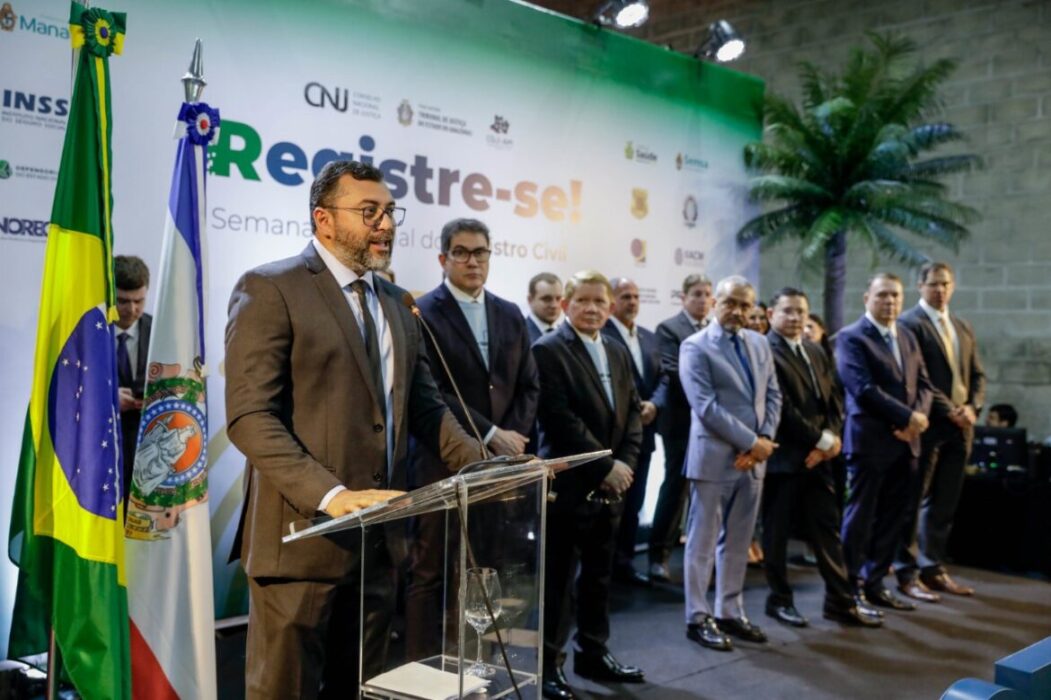 Na abertura da Semana Nacional do Registro Civil, governador Wilson Lima destaca apoio do Estado para mutirão de atendimentos