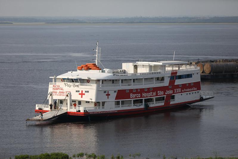 Barco São João XXIII conclui 9ª expedição da SES-AM, com mais de 6 mil atendimentos na zona rural de Urucará