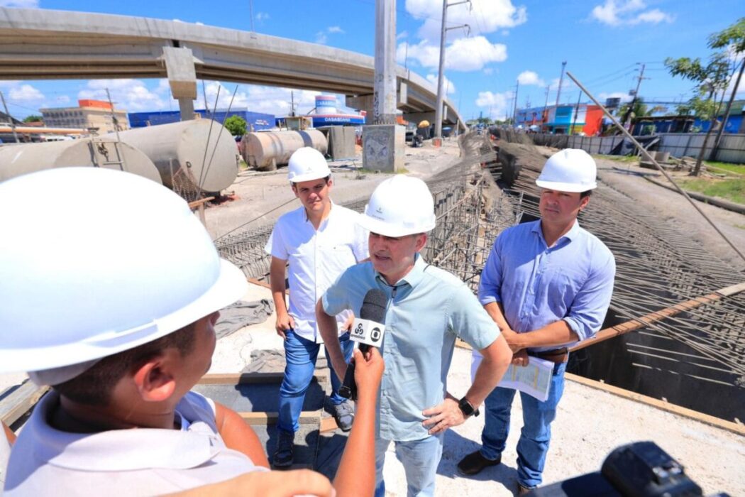 Prefeito David Almeida confirma inauguração do viaduto Rei Pelé para o dia 16 de junho