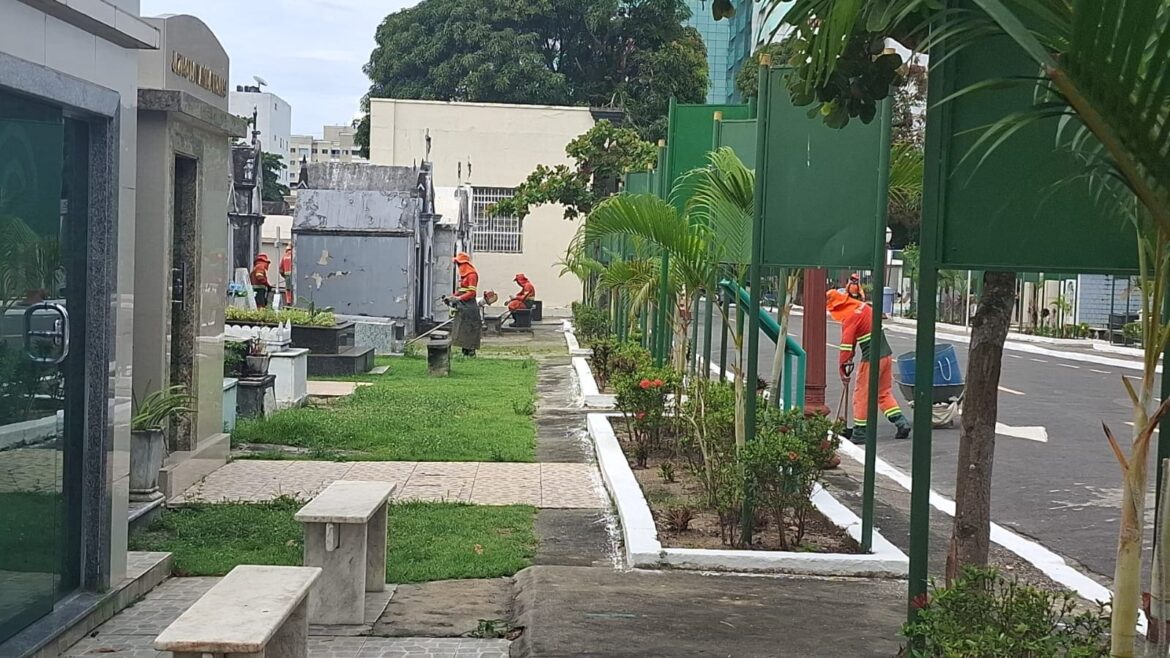 Cemitérios de Manaus terão estrutura especial para receber milhares de visitantes no Dia das Mães