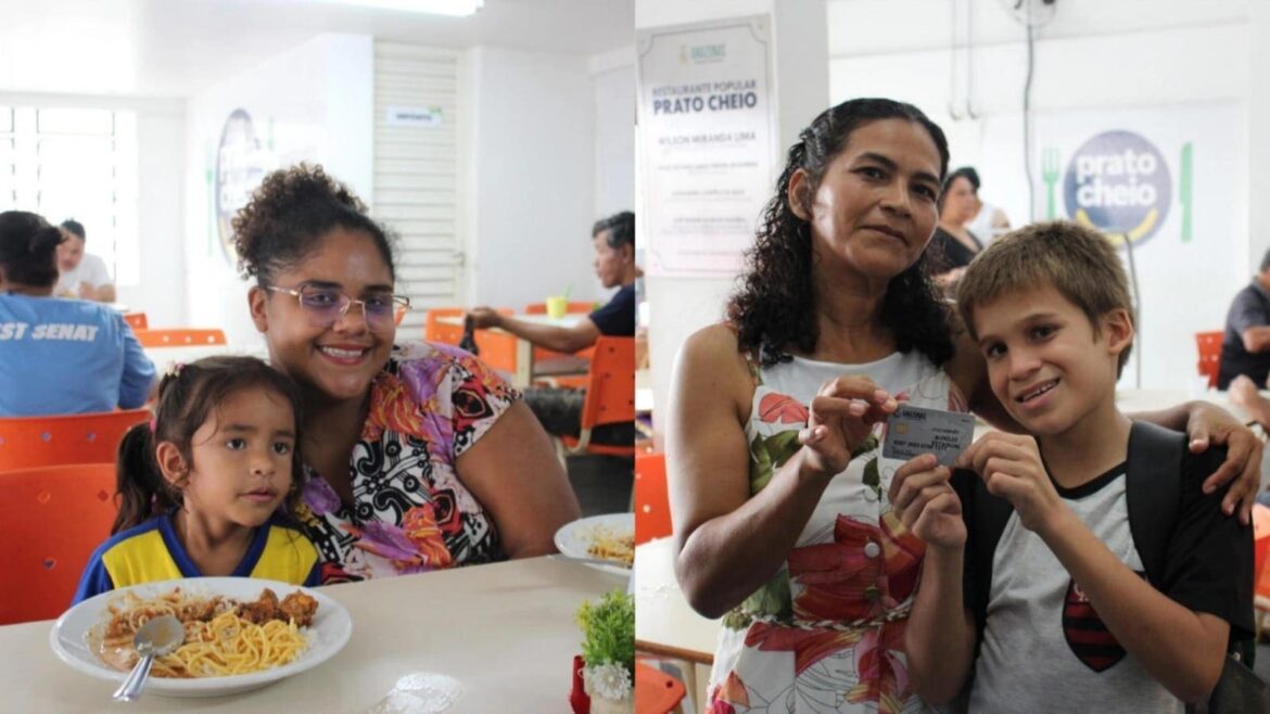 Auxílio Estadual e Prato Cheio garantem autonomia e segurança alimentar de mães e filhos no Amazonas