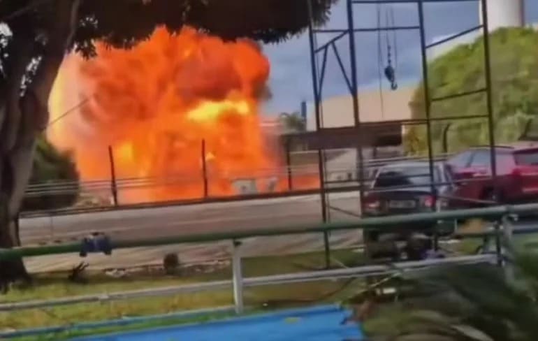 Vídeo: explosão em empresa do Distrito causa pânico entre funcionários
