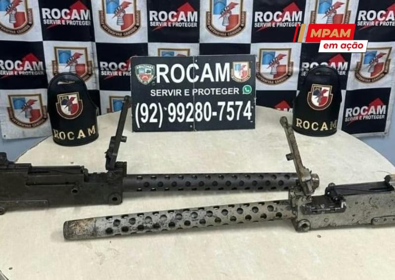 Justiça decreta prisão preventiva de policial preso com metralhadoras de guerra em Manaus