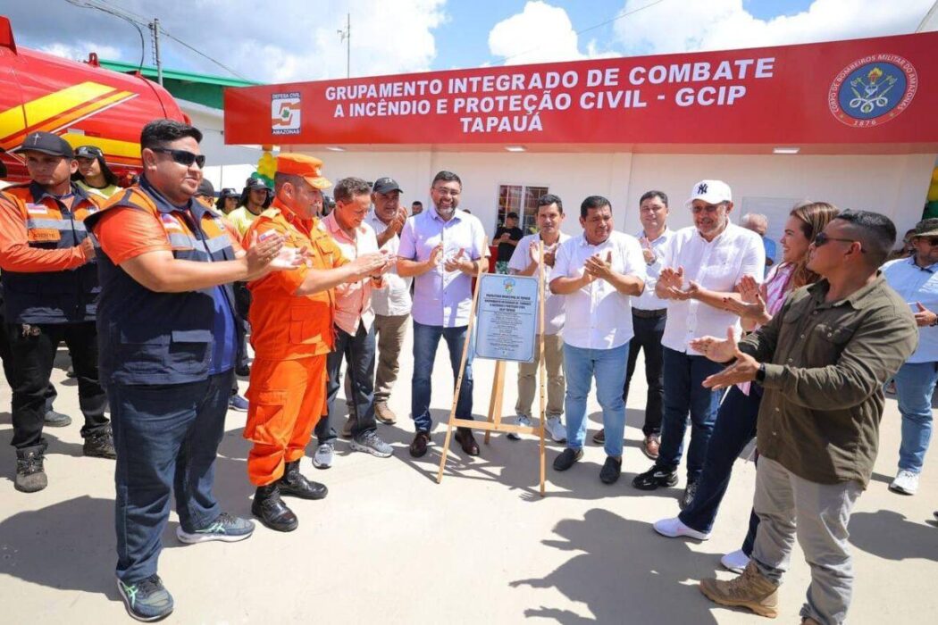 Governador Wilson Lima entrega Grupamento Integrado de Combate a Incêndio e Proteção Civil ao município de Tapauá