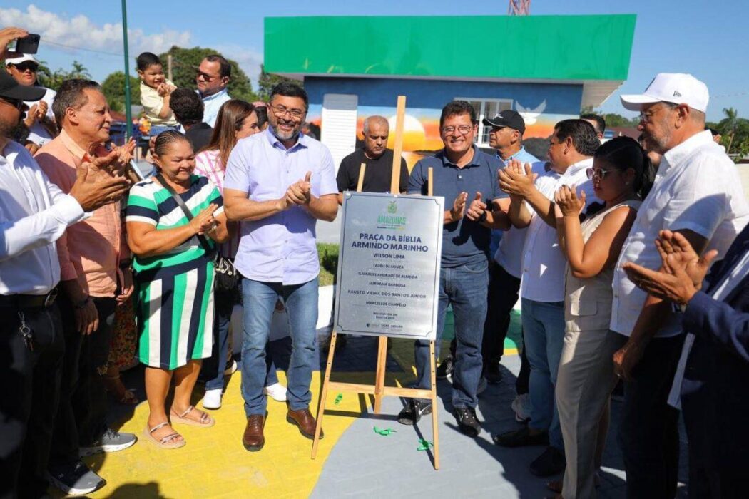 Governador Wilson Lima inaugura pavimentação de ruas do sistema viário de Tapauá