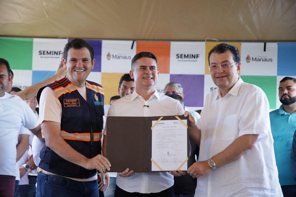 Prefeito David Almeida autoriza obra que fortalece interligação do anel viário Sul e amplia mobilidade na zona Oeste