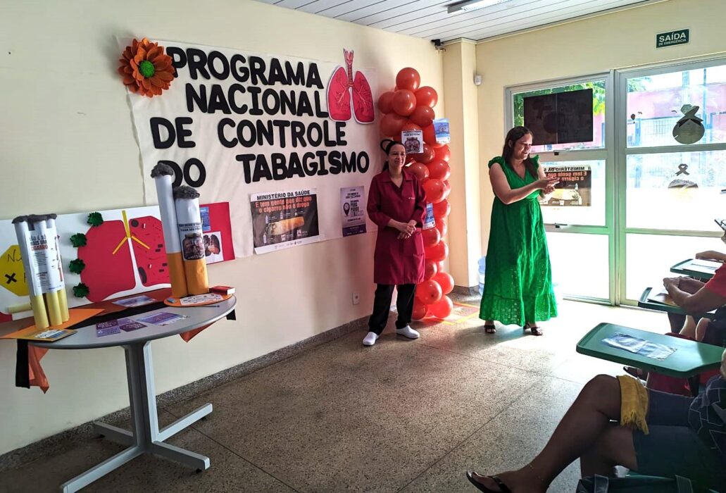 Combate ao tabagismo é tema de campanha nas Unidades de Saúde e em escolas