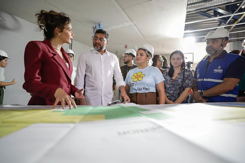 Governador Wilson Lima vistoria obras do Centro Integrado de Atendimento à Criança e ao Adolescente