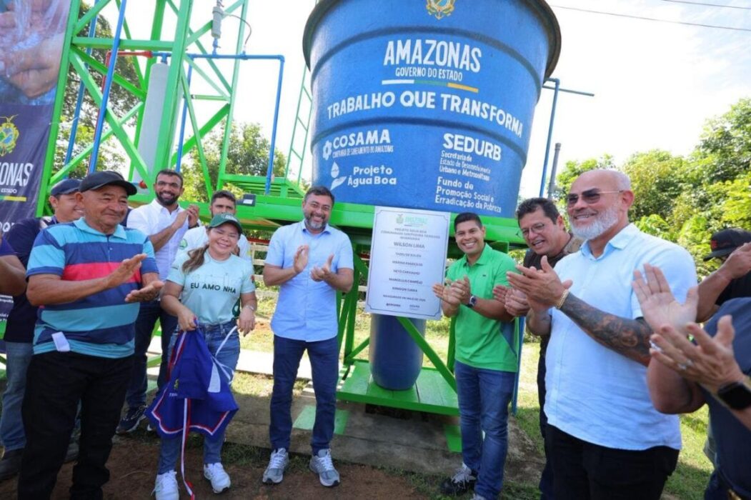 Governador Wilson Lima entrega novo sistema do Projeto Água Boa em comunidade rural de Nhamundá