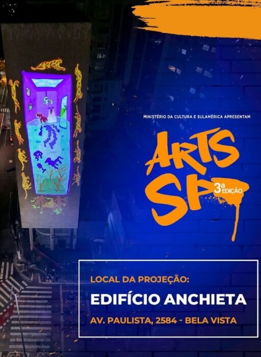 Arts SP - 3ª edição conecta arte urbana, tecnologia e música em projeções