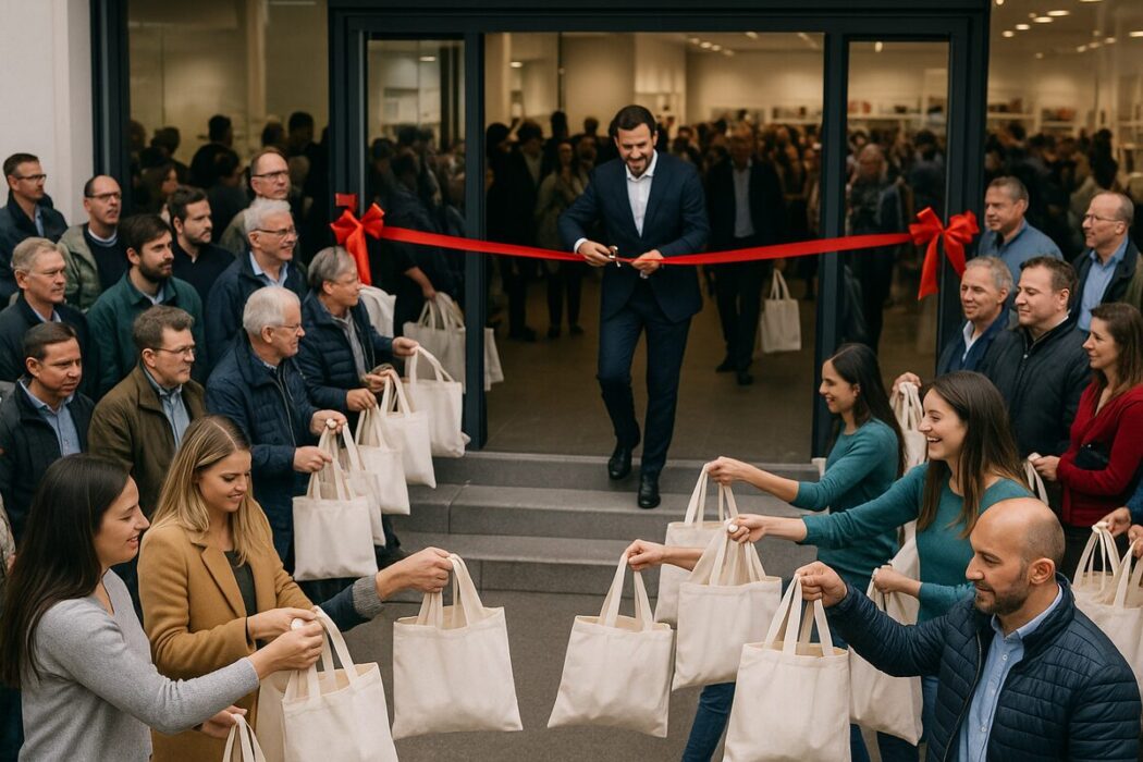 Brindes personalizados criam vínculo em inaugurações