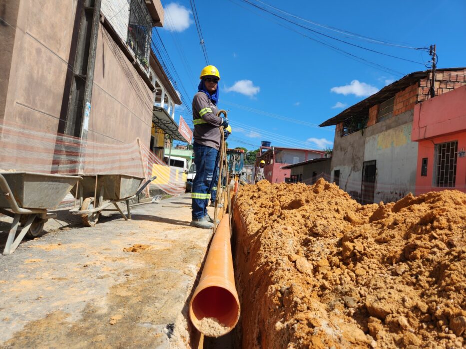 Trata Bem Manaus: bairros de cinco zonas da cidade recebem frentes de obras de esgoto, nesta semana