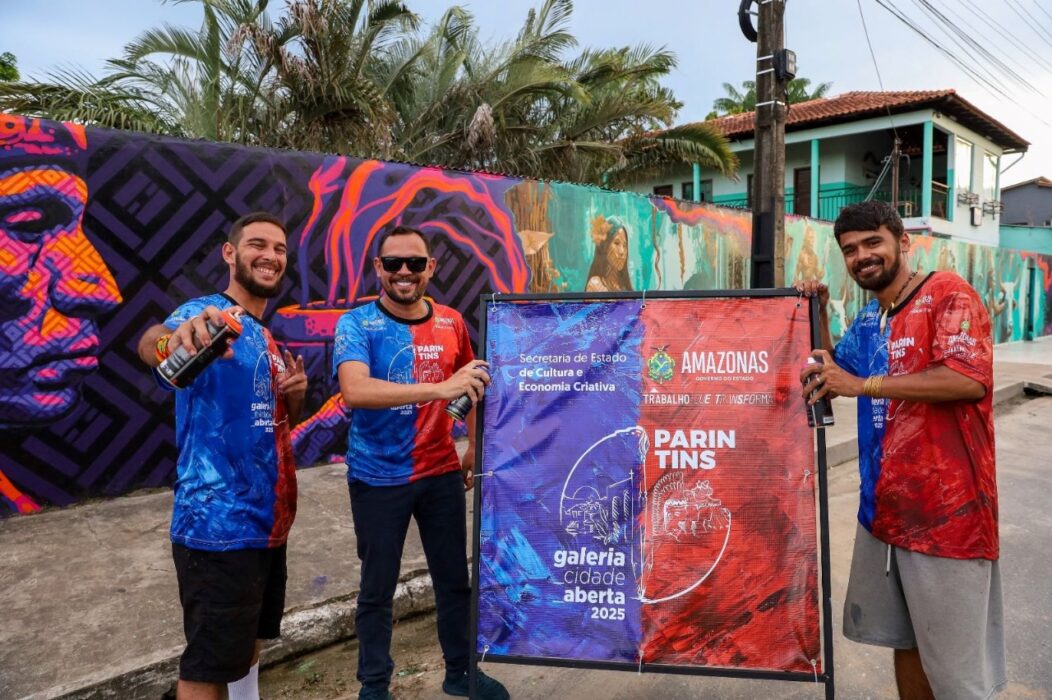 Festival de Parintins 2025: artistas do projeto ‘Galeria Cidade Aberta’ falam sobre as obras e inspirações