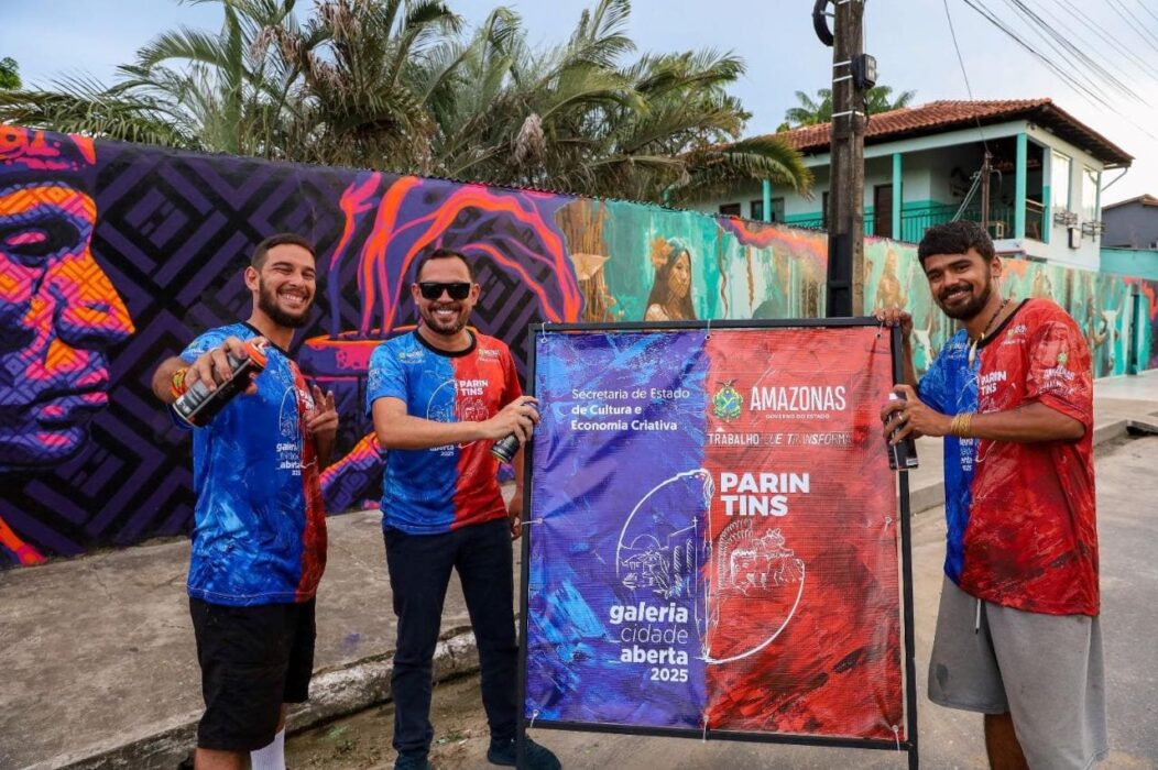 Festival de Parintins 2025: artistas do projeto ‘Galeria Cidade Aberta’ falam sobre as obras e inspirações