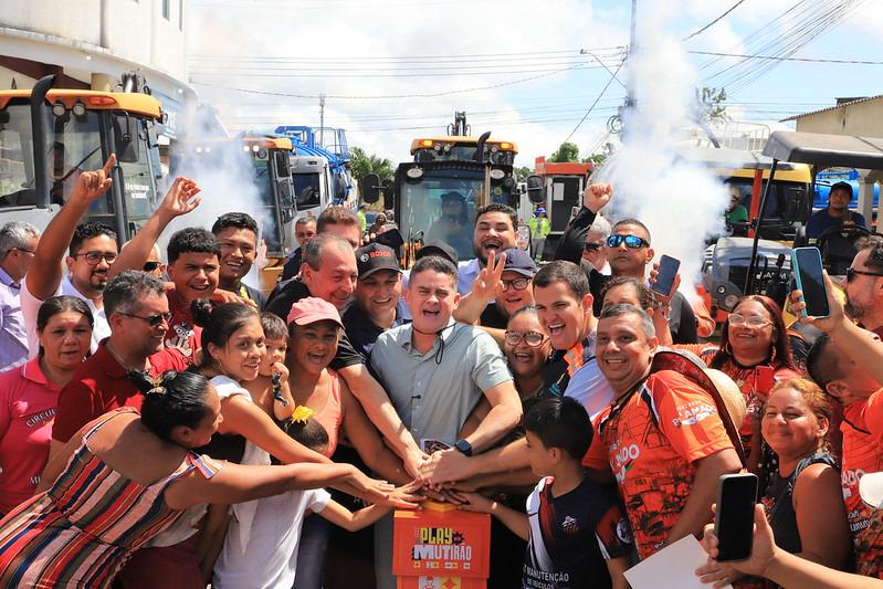 Prefeito David Almeida lança "Mutirão no Bairro" no Tancredo Neves e reforça presença do poder público nas comunidades