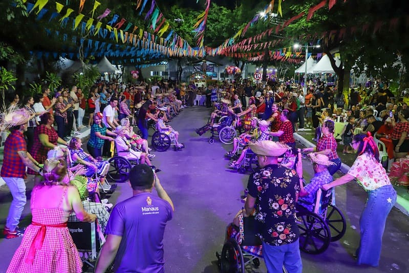 Prefeitura realiza festa junina ‘Respeito Não Tem Idade’ em alusão ao ‘Junho Violeta’