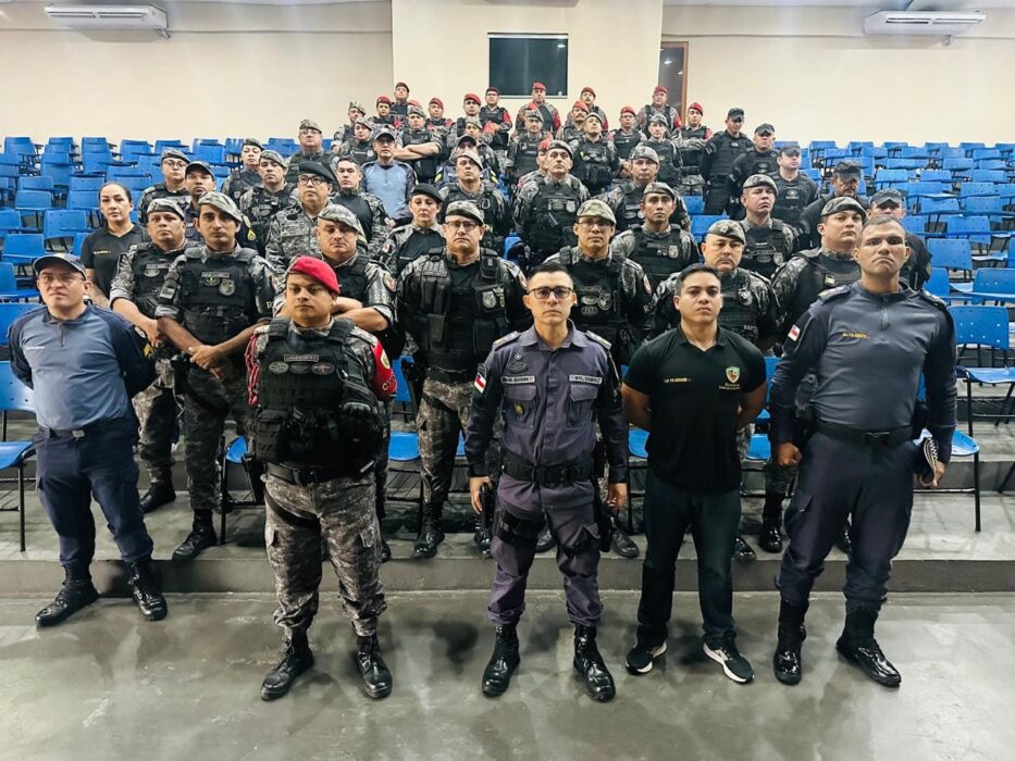 Festival de Parintins 2025: Polícia Militar do Amazonas realiza instrução de nivelamento para efetivo que vai atuar no evento