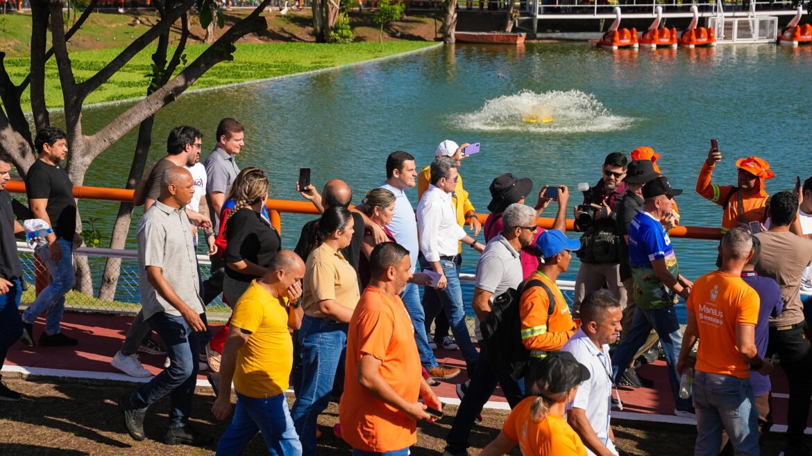 Vereadores da CMM acompanham entrega da Lagoa da Compensa e reforçam parceria entre poderes