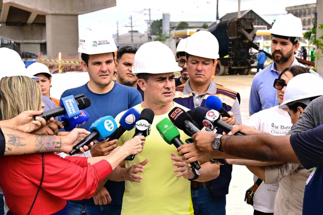 Complexo viário Rei Pelé será entregue ainda este mês, afirma o prefeito David Almeida