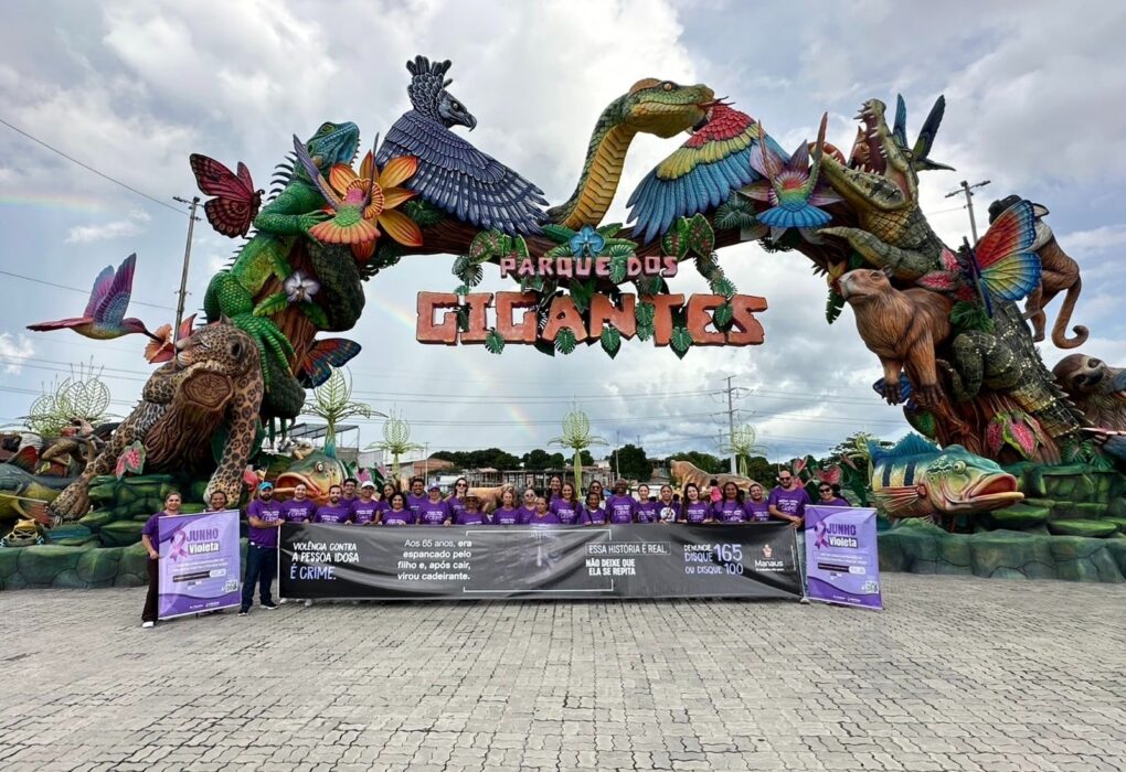 Prefeitura de Manaus realiza ação de conscientização sobre os direitos da pessoa idosa no parque Gigantes da Floresta