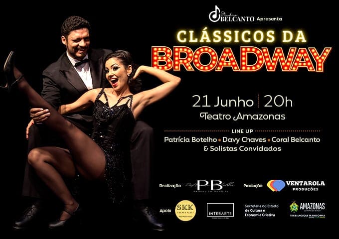 Últimos ingressos à venda para o espetáculo “Clássicos da Broadway” no Teatro Amazonas