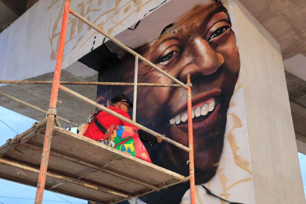 Arte urbana transforma complexo viário Rei Pelé em novo cartão-postal da zona Leste de Manaus