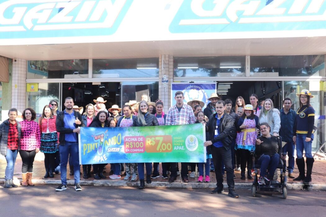 Grupo Gazin lança 5ª Campanha "Pintando o 7" em Apoio à Apae