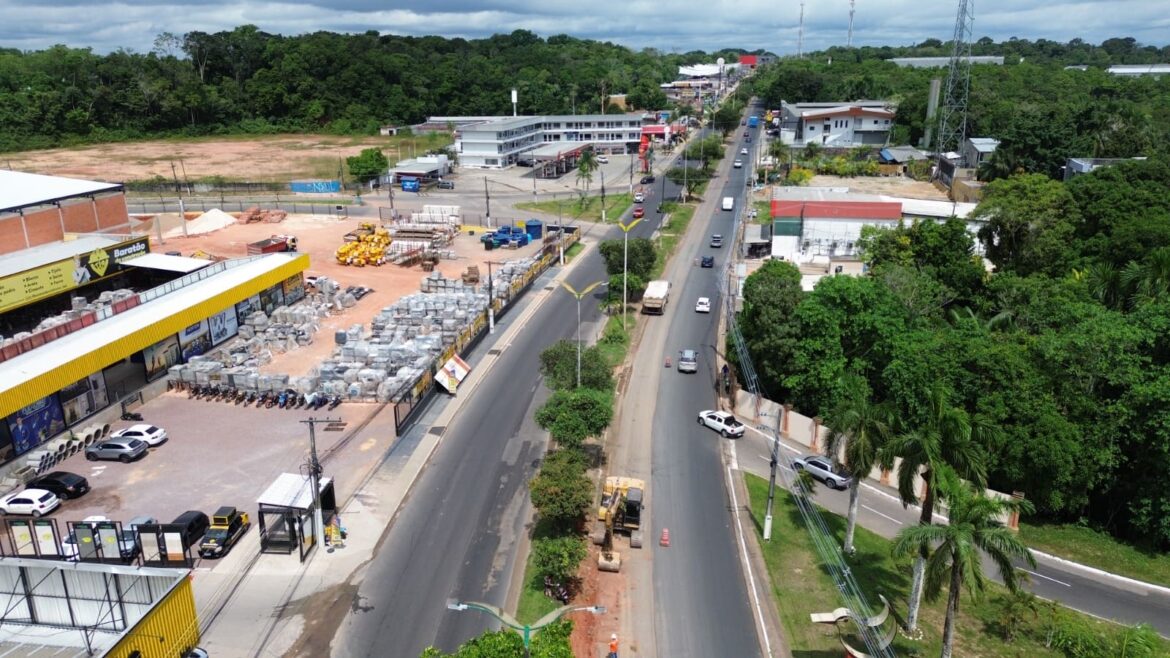 Avenida do Turismo passa por obras de reestruturação com alargamento e novo asfalto