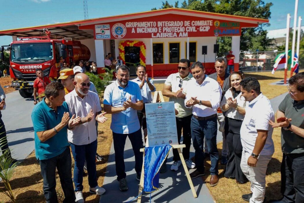 Governador Wilson Lima entrega Grupamento Integrado de Combate a Incêndio em Lábrea e reforça atuação dos bombeiros no sul do Amazonas