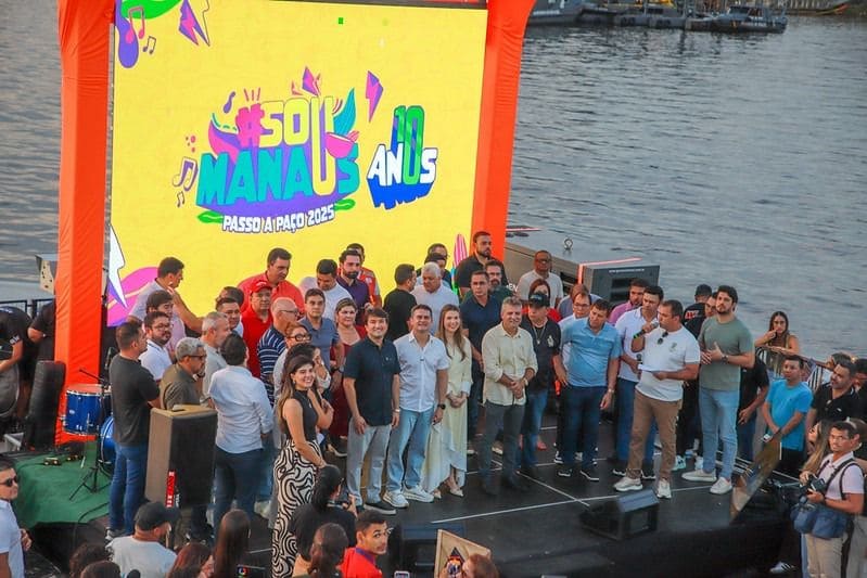 Prefeito David Almeida lança o ‘#SouManaus Passo a Paço 2025’ e celebra 10 anos do maior festival cultural gratuito do Brasil