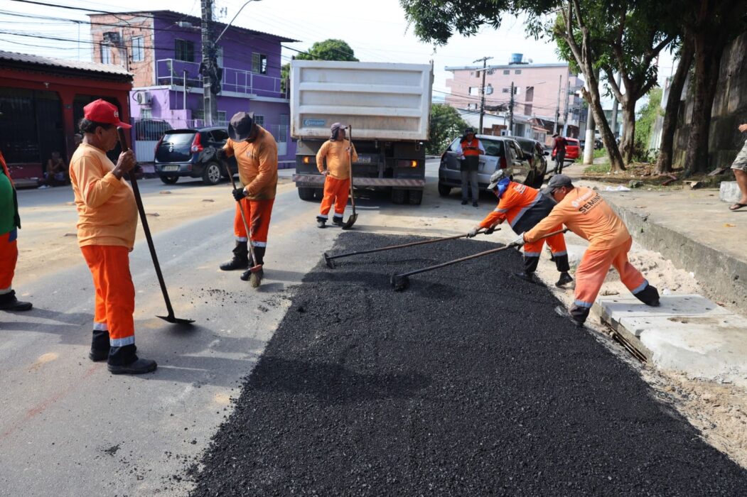 Obras com recuperação viária avançam no bairro Nossa Senhora das Graças