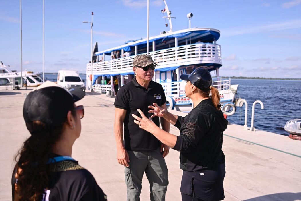 Mirante Lúcia Almeida e píer Manaus 355 recebem grande fluxo turístico com embarque de congressistas da Maçonaria e convidados da Marinha do Brasil