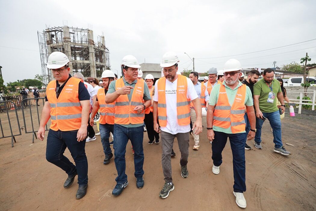 Prosai Parintins avança nas obras do novo sistema de abastecimento de água, com foco nos reservatórios