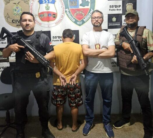 Polícia prende homem por homicídio praticado em 2018, em Fonte Boa