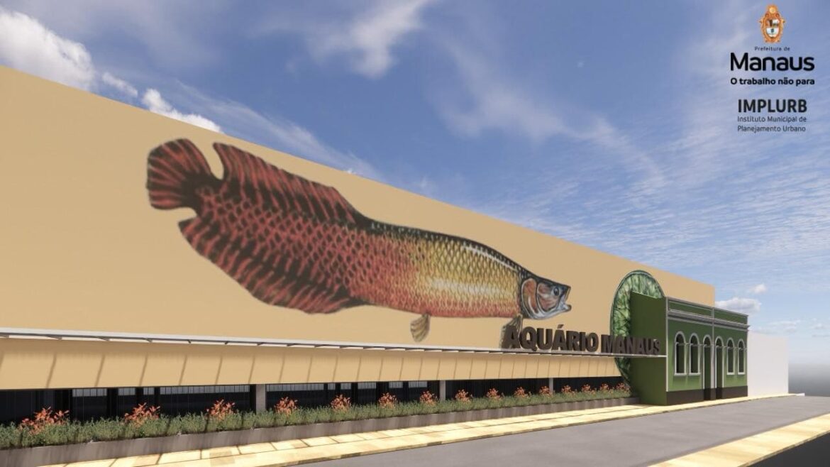 Manaus terá aquário municipal com peixes amazônicos e rooftop com vista para o rio Negro