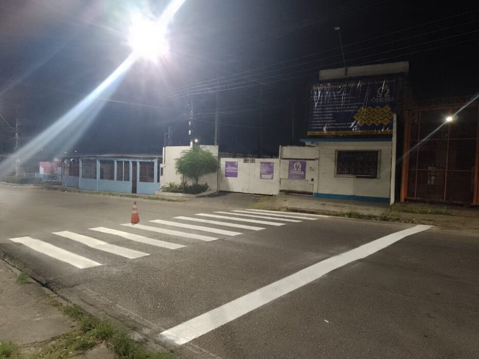 Reforça na sinalização viária visa garantir mais segurança no trânsito de Manaus
