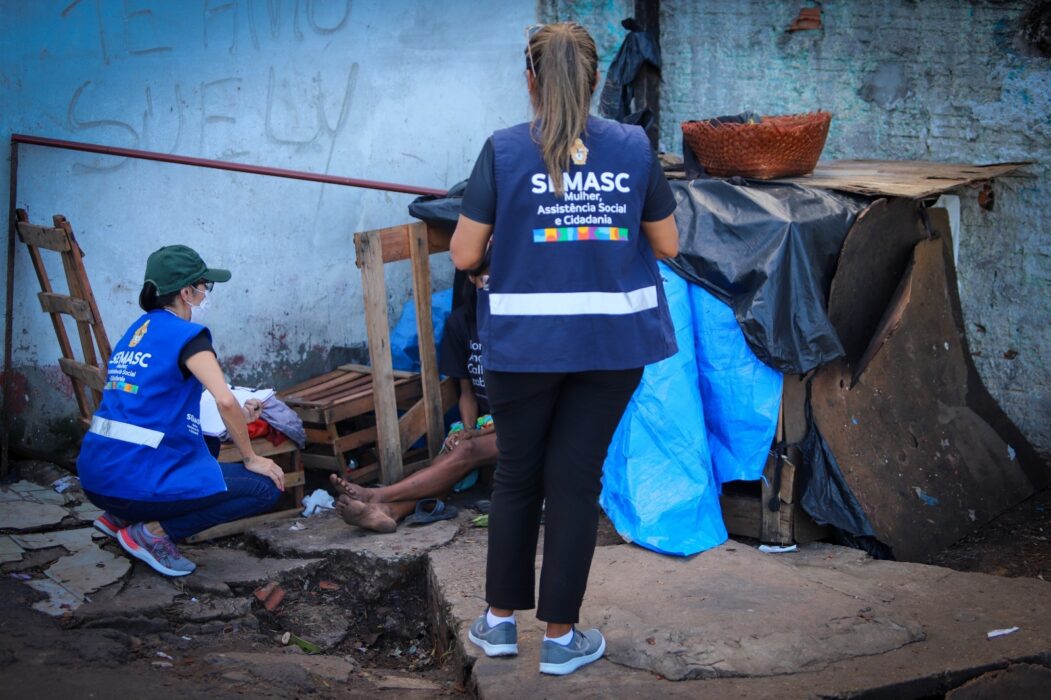 Prefeitura de Manaus intensifica trabalho para pessoas em situação de rua na área central da capital