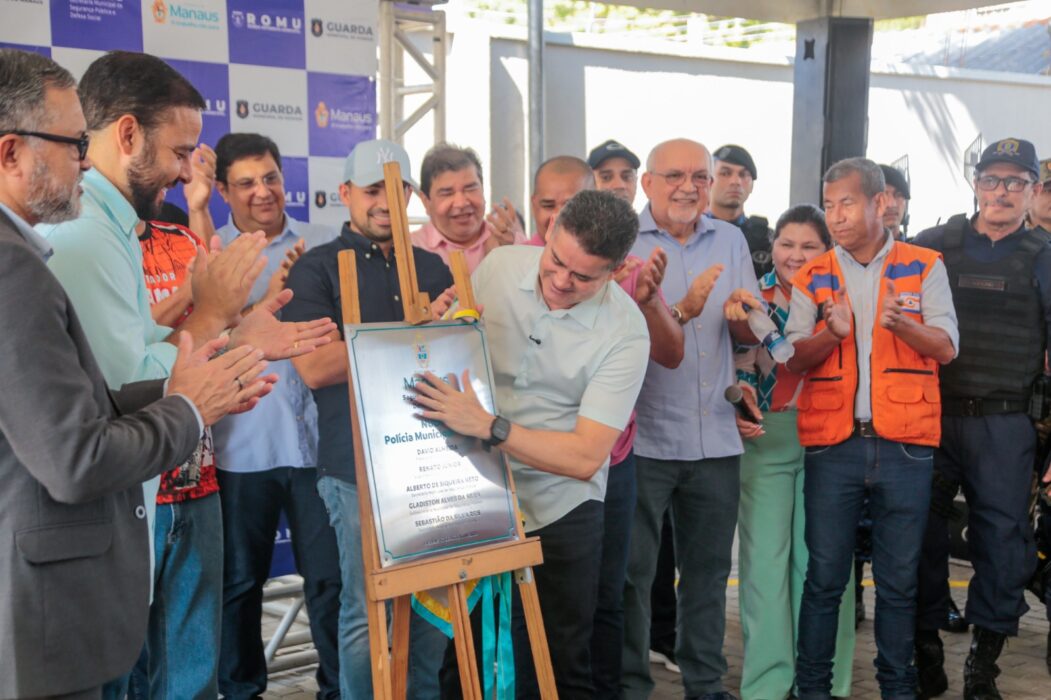 Prefeito David Almeida inaugura maior base da Guarda Municipal e consolida presença da prefeitura na zona Leste