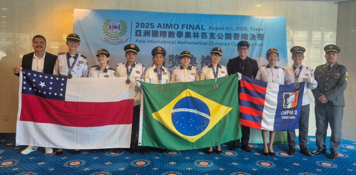 Estudantes da rede estadual do Amazonas conquistam medalhas em Olimpíada Internacional de Matemática no Japão
