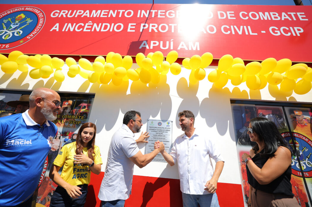 Governador Wilson Lima inaugura unidade do GCIP em Apuí e reforça combate a incêndios no sul do Amazonas