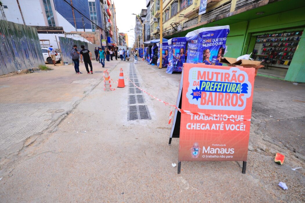 Trânsito será retomado em vias do Centro após obras do ‘Mutirão no Bairro’